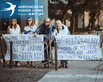 Protestos de russos em Portugal