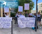 Russian protests in Portugal