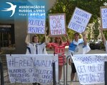 Protestos de russos em Portugal