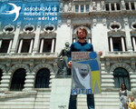 Protestos de russos em Portugal