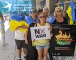 Протесты россиян в Португалии