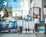 Protestos de russos em Portugal