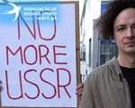 Protestos de russos em Portugal