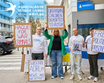 Protestos de russos em Portugal