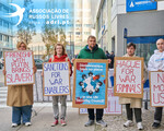 Protestos de russos em Portugal