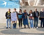 Protestos de russos em Portugal