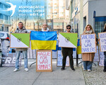 Protestos de russos em Portugal