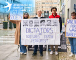 Protestos de russos em Portugal