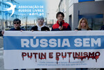 Protestos de russos em Portugal