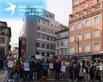 Протесты россиян в Португалии