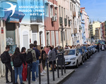 Protestos de russos em Portugal