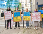 Protestos de russos em Portugal