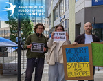 Protestos de russos em Portugal