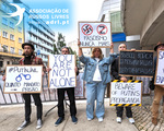 Protestos de russos em Portugal