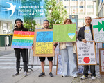 Protestos de russos em Portugal