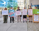 Protestos de russos em Portugal