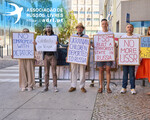 Protestos de russos em Portugal