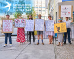 Protestos de russos em Portugal