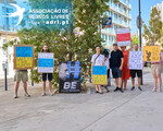 Protestos de russos em Portugal