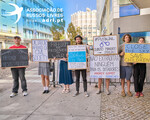 Protestos de russos em Portugal