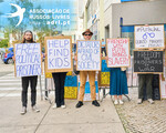 Protestos de russos em Portugal