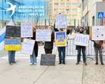 Protestos de russos em Portugal