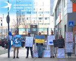 Protestos de russos em Portugal