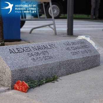 Memorial in memory of Alexei Navalny in Lisbon